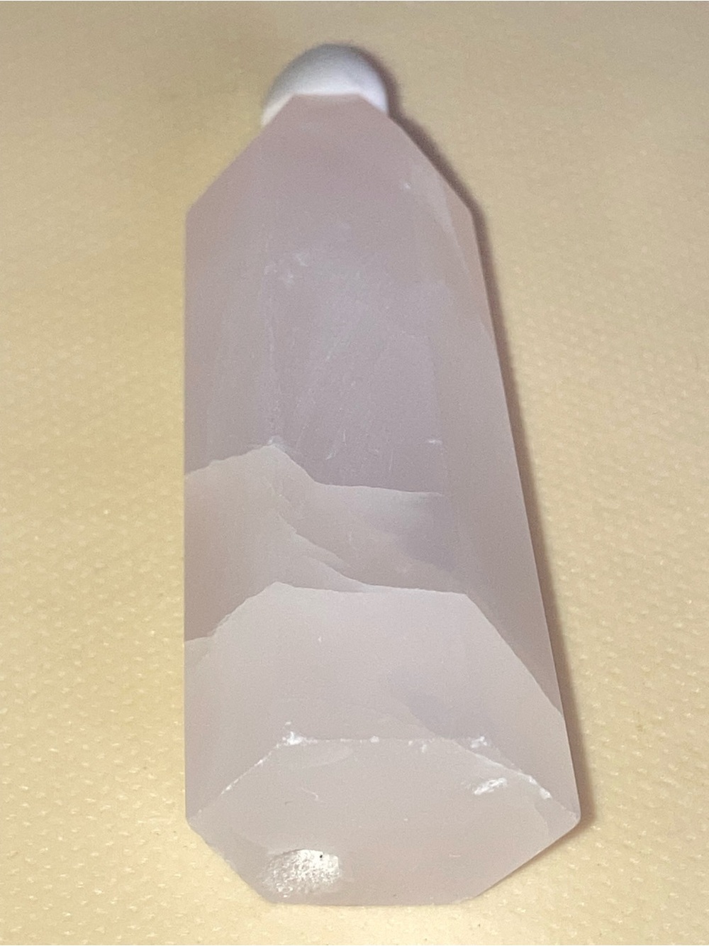 Magano Calcite Crystal Point Tower - Pink Home Accent - Picture 2 of 8